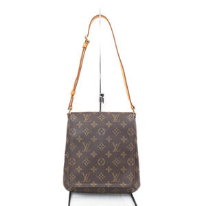 LOUIS VUITTON Musette Salsa Monogram Brown Canvas Shoulder Bag